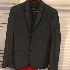 H&M black grey blazer